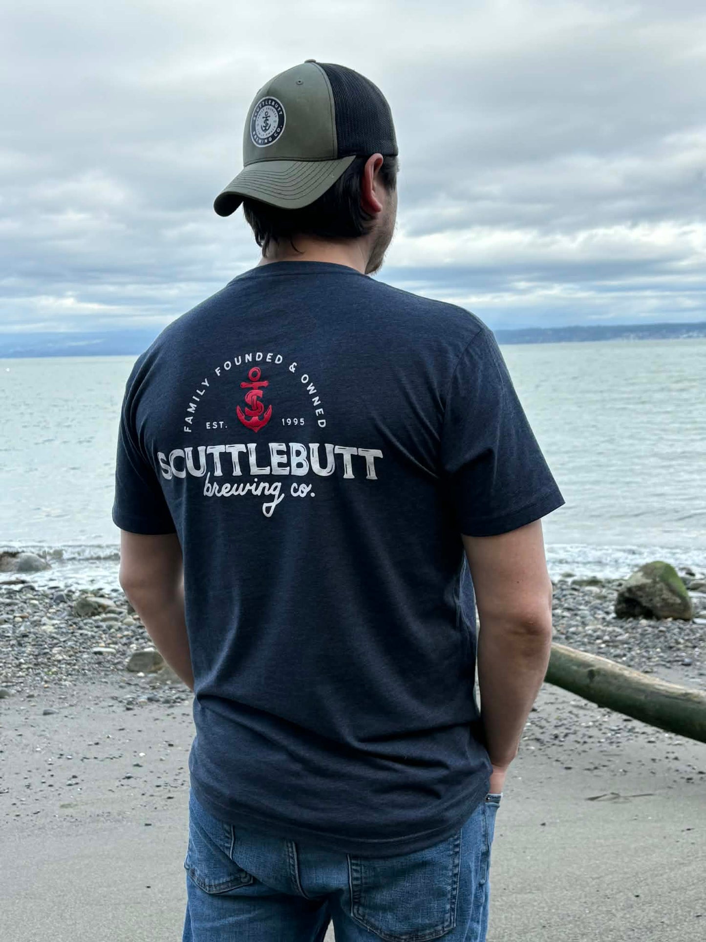 Scuttlebutt Logo Red Anchor
