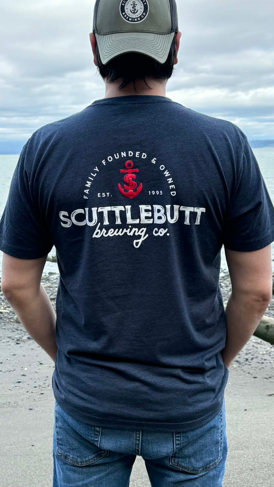 Scuttlebutt Logo Red Anchor