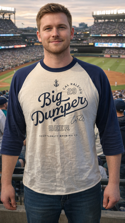 Big Dumper Baseball Tee